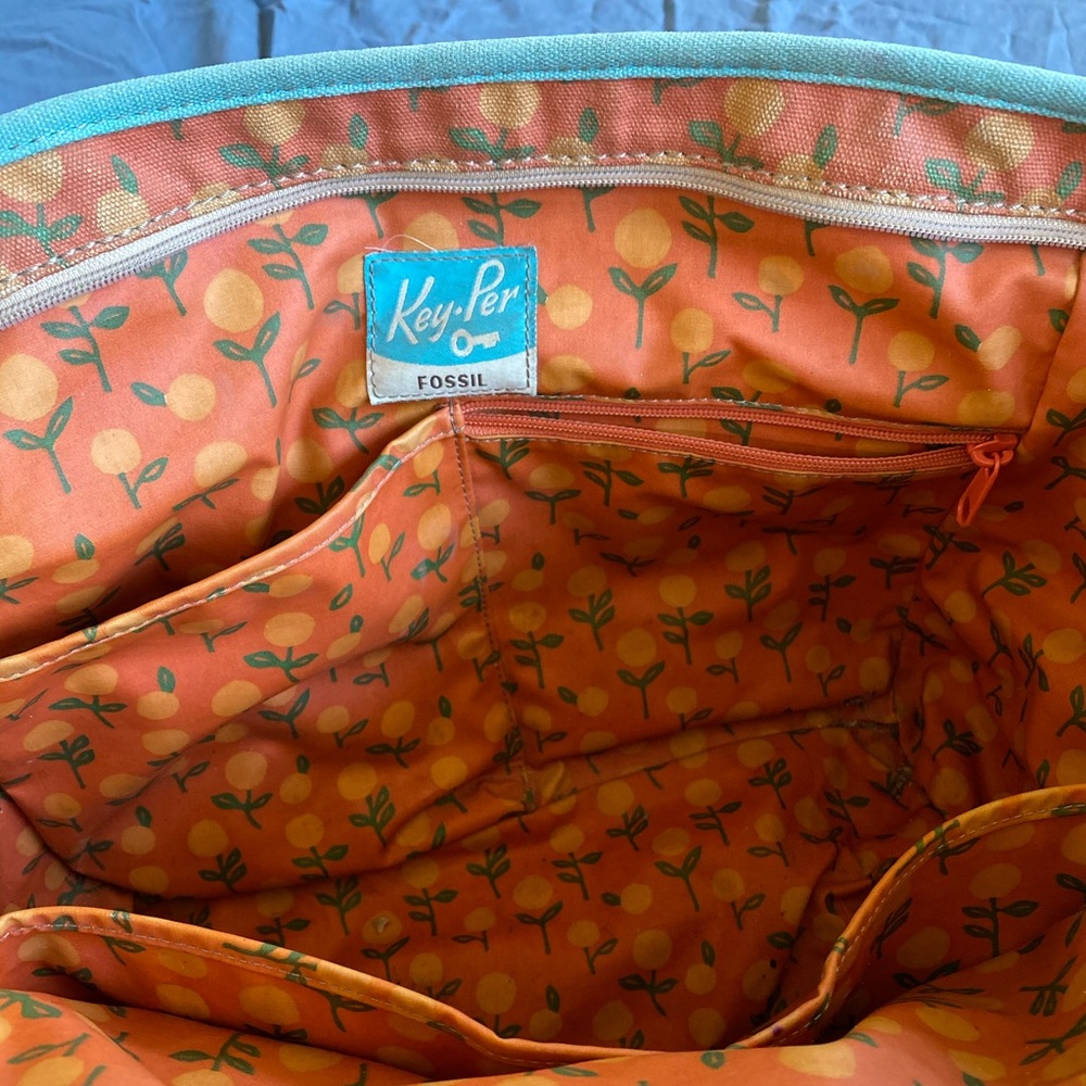 Fossil Large Handbag With Print - image 3